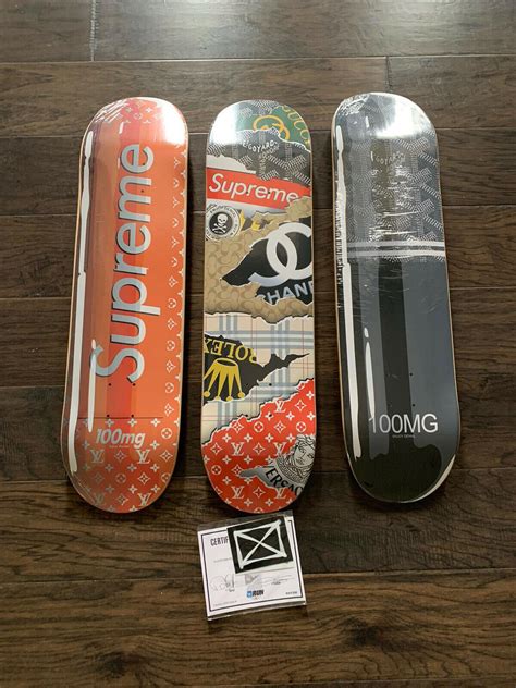 goyard skateboard deck|Denial Designer Drugs Goyard Pill Skateboard Deck Multi .